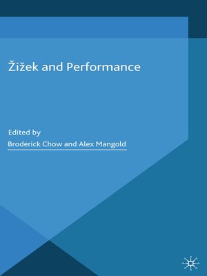cover image of Žižek and Performance